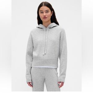 GAP Women's CashSoft Light Gray Hoodie